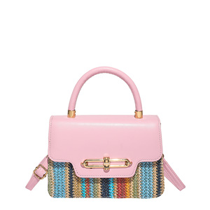 Nouveau <span class=keywords><strong>sac</strong></span> tissé en <span class=keywords><strong>herbe</strong></span>, <span class=keywords><strong>sac</strong></span> bandoulière texturé tendance pour femme, petit <span class=keywords><strong>sac</strong></span> carré en cuir PU, <span class=keywords><strong>sac</strong></span> à main - Product Image 6
