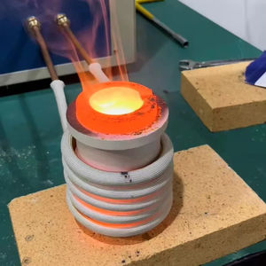 15KW High Frequency Induction Furnace para <span class=keywords><strong>Gold</strong></span> Melting e Industrial Heat Treatment - Product Image 1