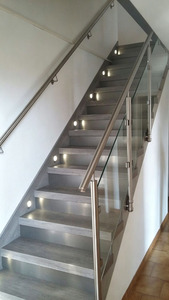 Rampe d'<span class=keywords><strong>escalier</strong></span> en verre trempé sans cadre 12 mm avec fixation en acier inoxydable pour <span class=keywords><strong>escalier</strong></span>, balcon et clôture de <span class=keywords><strong>piscine</strong></span> - Product Image 6