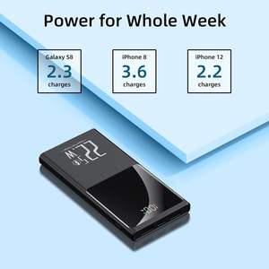 22.5W Chargeur rapide Affichage LED Power Bank 20000mAh <span class=keywords><strong>Batterie</strong></span> <span class=keywords><strong>externe</strong></span> portable pour iPhone pour appareils <span class=keywords><strong>Samsung</strong></span> Type-C - Product Image 4