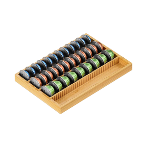 Insert de tiroir en bambou sincère pour comptoir <span class=keywords><strong>Nespresso</strong></span> Vertuo Vertuoline Capsules support de stockage de dosettes de café pour assiettes à vaisselle à la maison - Product Image 1
