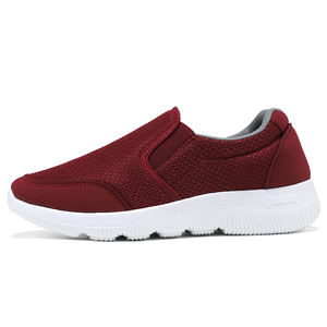 Zapatillas de deporte informales transpirables de tela de malla ligera para hombre, zapatillas deportivas para mujer, zapatos mocasines - Product Image 5