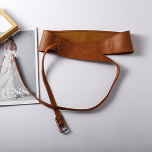 <span class=keywords><strong>Ceinture</strong></span> <span class=keywords><strong>Obi</strong></span> en similicuir pour femme, large <span class=keywords><strong>ceinture</strong></span> rétro à nouer pour robe, Halloween, <span class=keywords><strong>ceinture</strong></span> pour femme - Product Image 4