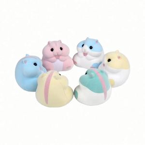 Juguetes Antiestrés de Espuma PU con Forma de Hámster, Lindos y Suaves, con Logotipo Personalizado, Recién Llegados - Product Image 1