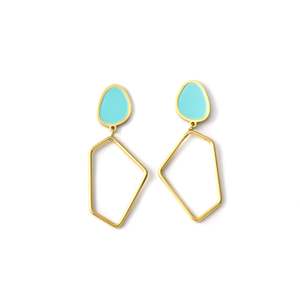 Boucles d'oreilles pendantes tendance E350-E200-0448GL - Product Image 1