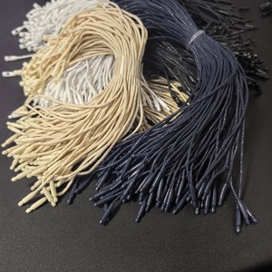 Cuerda colorida para ropa de 20cm de longitud, etiqueta colgante con logotipo personalizado, cuerda de algodón encerado, cuerda para colgar, 1000 piezas por paquete - Product Image 6