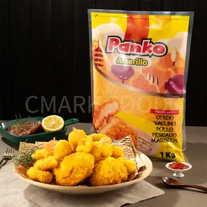 Pabrik Remah Roti Cina Grosir Panko Kuning Ayam Panggang Panko 1Kg Per Kantong