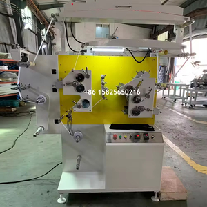 JR-1521 Tốc Độ Cao 2 + 1 Màu Sắc Đôi Bên Cuộn Để Cuộn Máy In Flexo Vải Quần Áo Satin Ribbon Bông Máy In Nhãn - Product Image 3