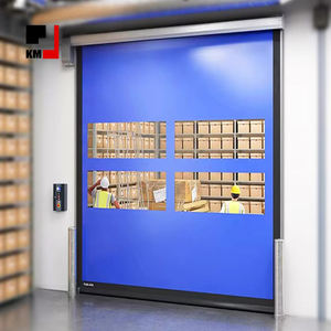 Puertas Industriales <span class=keywords><strong>de</strong></span> PVC <span class=keywords><strong>de</strong></span> Alta Velocidad, Auto-Reparables, Automáticas, con Cierre <span class=keywords><strong>de</strong></span> Cremallera, Control Remoto, Impermeables, Certificadas ISO/CE - Product Image 2