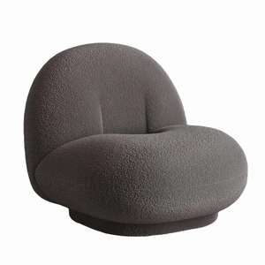 Canapé de relaxation pivotant individuel à <span class=keywords><strong>prix</strong></span> de gros, fauteuil ergonomique pivotant en fausse fourrure de mouton - Product Image 5