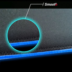 Tapis de souris de jeu LED RGB avec base en caoutchouc antidérapante, différents modes d'éclairage, non toxique, épaisseur 3/4 mm pour PC de jeu/ordinateur portable - Product Image 5