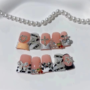<span class=keywords><strong>Uñas</strong></span> Acrílicas al por Mayor Hechas a Mano con Diseño <span class=keywords><strong>3D</strong></span> <span class=keywords><strong>de</strong></span> Pico <span class=keywords><strong>de</strong></span> Pato, <span class=keywords><strong>Hello</strong></span> <span class=keywords><strong>Kitty</strong></span> y Diamantes, <span class=keywords><strong>Uñas</strong></span> Postizas Personalizadas - Product Image 3