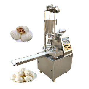Petit-Déjeuner chinois Légumes Baozi Fabricant/Viande Pain Farci à la vapeur Faisant La Machine/Momo Baozi Machine de Remplissage - Product Image 6