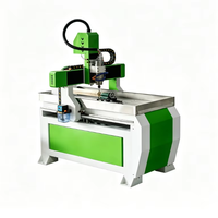 Machine de gravure CNC 3D 4 axes 6090 Mini, machine de gravure automatique pour planches de bois, PVC, signalétique, travail du bois et matériaux en pierre