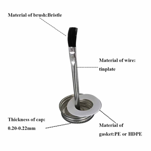 60 118 237 473 947ml kim loại vòng tinplate dính dauber lon thiếc cho thực phẩm đóng hộp - Product Image 4