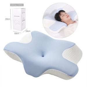 Cuscino <span class=keywords><strong>ortopedico</strong></span> per cuscino traspirante medico terapeutico ergonomico contorno indossabile farfalla Memory Foam cuscino per collo - Product Image 1