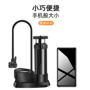 Foot Operated Air Pump 160PSI 25L Min With <b>Gauge</b> For Motorcycle Bicycle Electric Bike - Product Image 3