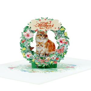 Carte de voeux OEM personnalisable Pop-up 3D 'Happy Mother's Day' Anime Vente à chaud Artisanat en papier pour la fête des mères - Product Image 1