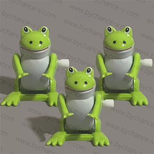 Jouet grenouille à remonter à prix abordable pour enfants, grenouille rebondissante rétro à remonter, jeu éducatif, récompense pour la maternelle, prix d'arcade - Product Image 5