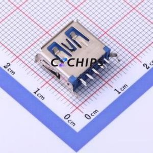 KH-3.0AF180WJ-11.5JB USB Connector Through hole Component (THT) Connector Type-A USB 3.0 Female Through Hole - Product Image 2