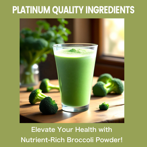 Poudre de brocoli HACCP OEM, superaliment, poudre de légumes entiers, riche en fibres et en vitamines pour le système immunitaire - Product Image 2