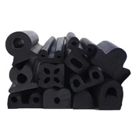 Joint d'étanchéité en caoutchouc EPDM mousse durable, profil spécial D P, étanche, anti-poussière, isolation phonique, bande d'étanchéité noire, résistant au vieillissement par la découpe