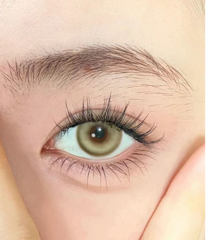 Контактные линзы кокосового зеленого цвета, контактные линзы для глаз, косметические линзы, контактные цветные линзы, большой размер 14,5 мм