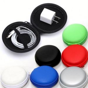 Étui de transport et de rangement de qualité supérieure, sacoche, housse, promotion la moins chère, cadeau personnalisé, logo personnalisé, étui rigide à fermeture éclair pour écouteurs en EVA - Product Image 5
