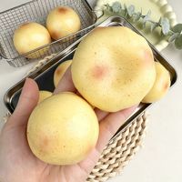 Jouets sensoriels anti-stress TPR non-rising en forme de blocs de citron, pomme de terre et mangoustan, pour soulager le stress, l'ADHD et l'autisme