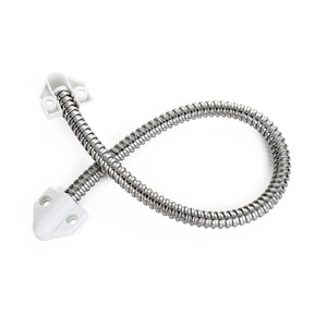 Boucle de porte blindée personnalisée tête en plastique blanc Serrure de porte intelligente Protection des câbles Serrure intelligente Boucle de porte - Product Image 4