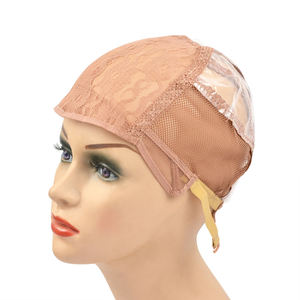 Fabrik-Großhandel Klebstofffreie Perückenkappe für Belüftete Netz-Kuppelkappe mit Kunststoff für Kommerzielle Haarperücken - Product Image 5