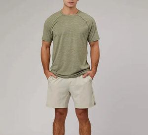 Camiseta de Cáñamo con Logotipo Personalizado para Hombre, Camiseta Ecológica de Algodón Orgánico Sostenible, Camiseta de Bambú en Blanco, Camiseta de Algodón de 300 g/m² - Product Image 4