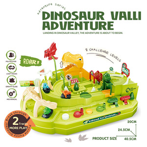Juego de aventura de dinosaurios, pista de rompecabezas de carreras para niños, juego educativo - Product Image 2