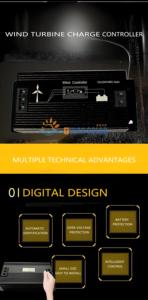 400W 800W 1000W Tua Bin Gió phí điều khiển 12V 24V <span class=keywords><strong>48V</strong></span> MPPT thấp tốc độ gió điện áp tăng điều khiển - Product Image 4