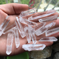 Cristales de Cuarzo Lemuriano Natural al por Mayor, Puntas Grandes de Cuarzo en Bruto Terminadas, Provenientes de Sakardu, Pakistán