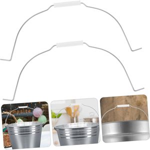 Seau en métal pour l'extérieur 18L Poignée en fil d'acier 20L Capacité pour le stockage de l'eau et la lessive Matériau PP - Product Image 2