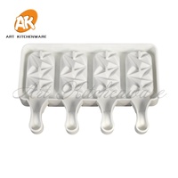 Moules en silicone AK 4 Diamants pour crème glacée, outils d'insertion pour la décoration de bonbons et de fondant, pour la pâtisserie XG-08 pour la création de gâteaux