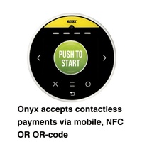 Lector de Tarjetas Automático Sin Efectivo, Tipo Táctil, Autoservicio, Uso en Interiores, Pago por Código Escaneado, NFC, NAYAX, Negro/Amarillo, México, Equipo MDB