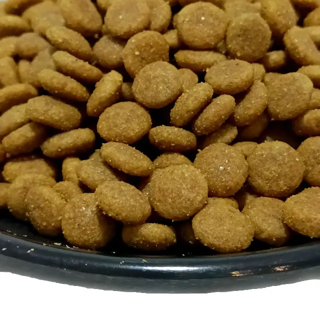Alimento seco orgánico OEM para perros adultos felices Nutrición Equilibrio Pollo y carne de res de fabricantes de plantas de procesamiento de alimentos para mascotas