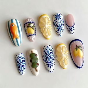 Vente en gros de faux ongles faits à la main sur mesure | Réutilisable et de haute qualité - Product Image 2