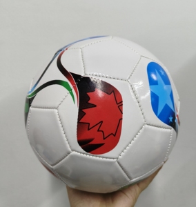Pallone da <span class=keywords><strong>Calcio</strong></span> 2026 <span class=keywords><strong>Nuovo</strong></span> Modello USA-Canada-Messico di Alta Qualità per Esterni con Logo Personalizzabile in PVC Misure 3 4 5 per Allenamento - Product Image 5