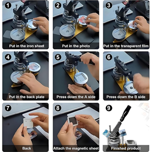 Tùy Chỉnh Hình Ảnh Tủ Lạnh Nam Châm Nhà Sản Xuất Máy Của Nhãn Hiệu Cấp Chuyển Đổi Cho Lưu Niệm Sản Xuất Điều Kiện Mới Nút Nhựa Thép - Product Image 2