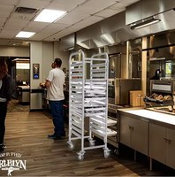 Équipement de boulangerie de haute qualité en acier inoxydable, plaque de cuisson 40*60cm, table de préparation alimentaire pour boulangerie de pain