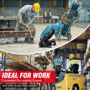 مروحة كهربائية محمولة بوضعيتين 10 بوصة زاوية قابلة للتعديل سرعة متغيرة متوافقة مع بطاريات ديوالت - Product Image 4