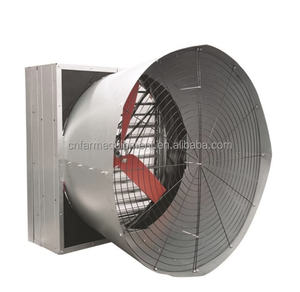 Ventilador Cónico de Aspas Rojas de Alta Calidad, Multifuncional, de 50 Pulgadas/54 Pulgadas, para Uso en Granjas Avícolas, Porcinas y Agrícolas - Product Image 6