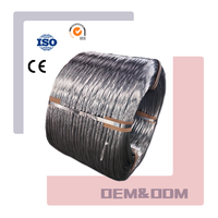 Fil laminé en acier doux galvanisé code SH 7217200000 utilisé pour la brosse métallique en acier pour le serrage des matériaux de construction en métal