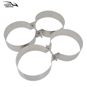 Support de fixation pour plongée technique, double bouteille, acier inoxydable 316, connexion en forme de 8, anneau de cylindre KEEP DIVING modèle PG 179 - Product Image 2