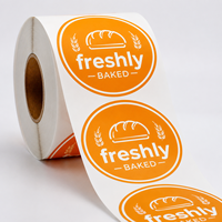 Autocollants personnalisés sur mesure, ronds, imperméables, en vinyle, autocollants adhésifs, logo de marque, autocollants découpés, impression dorée sur emballage