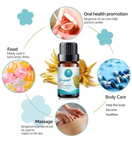 Huile essentielle de bergamote 100% pure et naturelle de qualité cosmétique, 10 ml, pour le soin quotidien de la peau du visage et la routine de soin du visage, fournie par l'usine