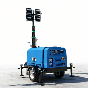 Groupe électrogène de type remorque EPA Tier 4, 6 m de haut, 7 kW, 8 kW, 9 kW, 10 kW, tour d'éclairage LED avec moteur Perkins UK - Product Image 2